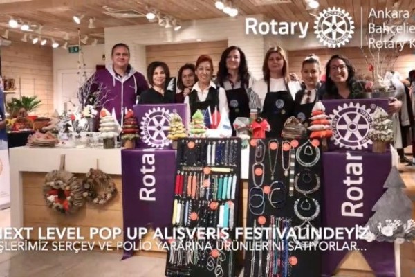 BAHÇELİEVLER ROTARY EŞLERİ POP UP ALIŞVERİŞ FESTİVALİNDE 2-3-4 KASIM, NEXT LEVEL